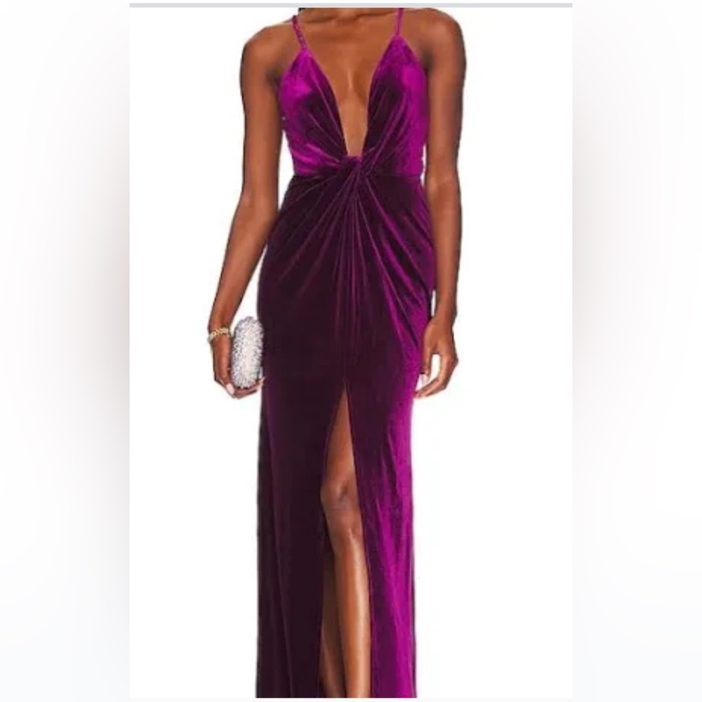 Superdown- Velvet Purple Dress- Size XXS- Never Worn